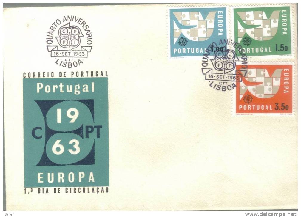 FDC - 1963  PORTUGAL - 1963