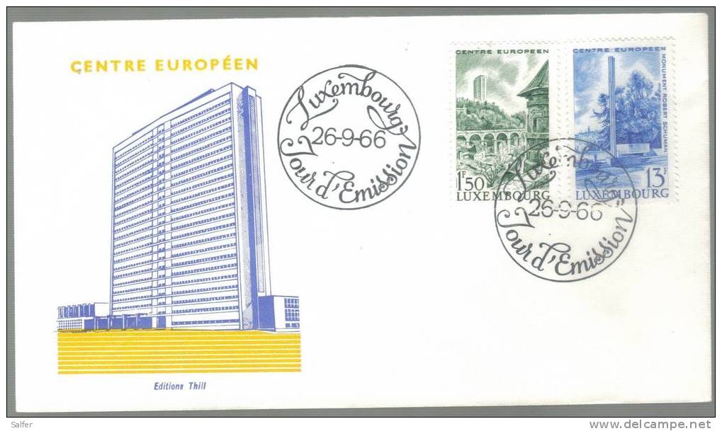 FDC - 1966  LUXEMBOURG - 1966