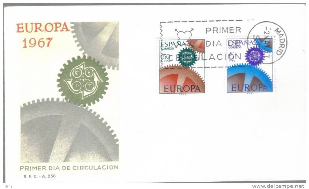 FDC - 1967 SPANIEN - 1967