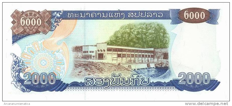 LAOS  2000 KIP  2003  KM#33  PLANCHA/SC/UNC    DL-6103 - Laos