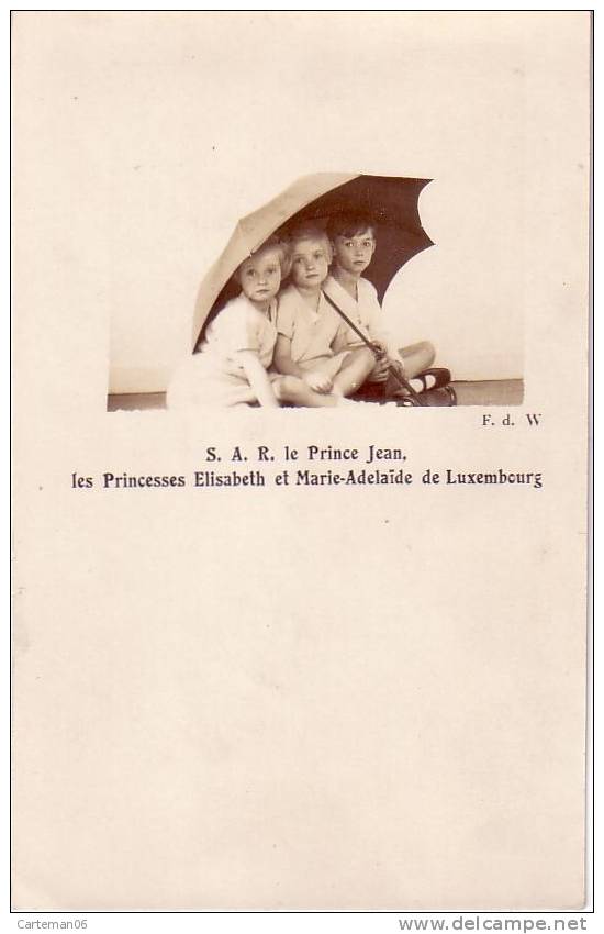 Luxembourg - S.A.R. Le Prince Jean, Les Princesses Elisabeth Et Marie-Adelaïde De Luxembourg - Famiglia Reale
