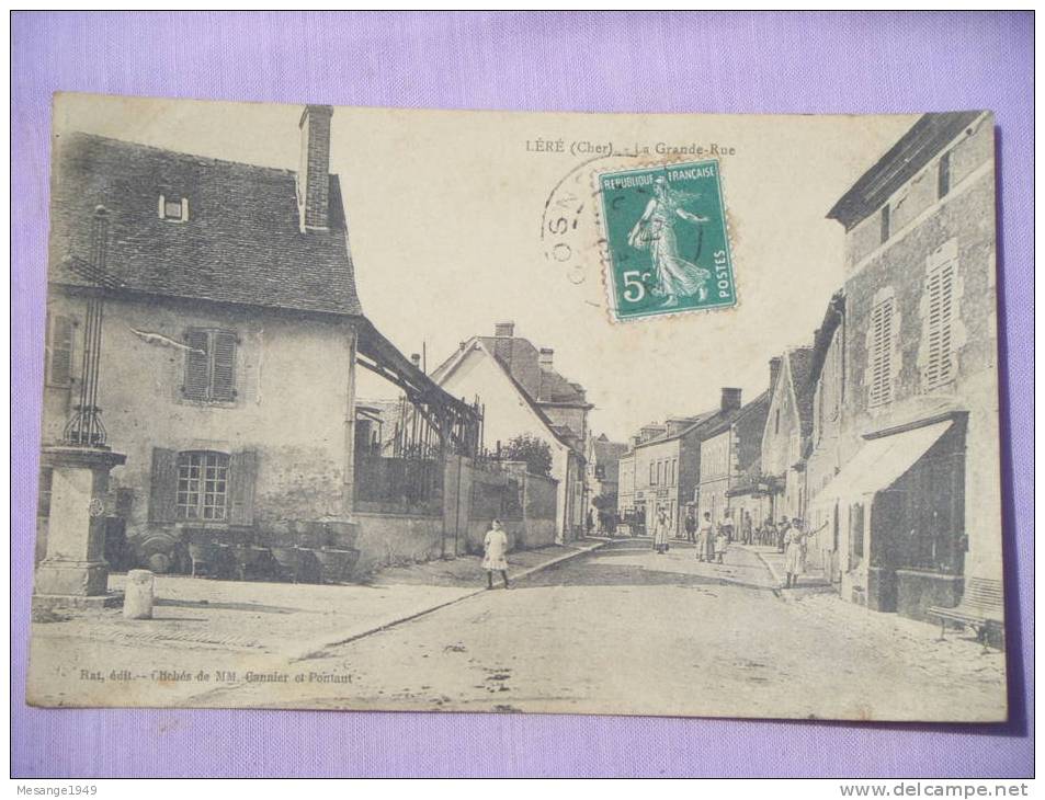 Cpa Lere La Grande Rue -1761- - Lere