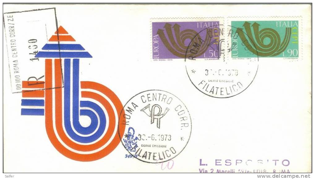 FDC - 1973 ITALIA - 1973