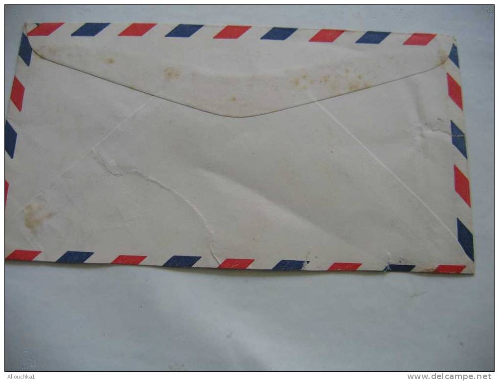 1956 MARCOPHILIE LETTRE DES ETATS UNIS:PHILADELPHA  POUR AUZEVILLE PAR CASTANET HTE GARONNE 31 FRANCE AIR MAIL - 2c. 1941-1960 Covers