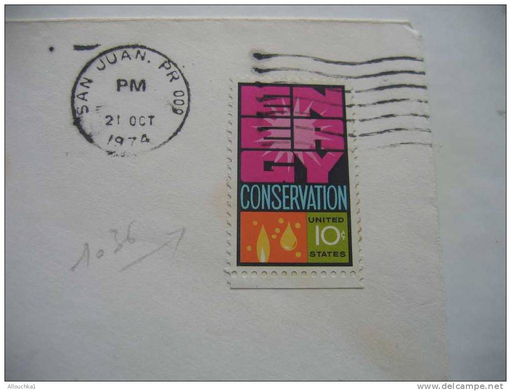 1974 MARCOPHILIE LETTRE DES ETATS UNIS:SAN-JUAN /PAQUET BOAT MAIL PAQUEBOT/M.S. MONROVIA VICTORIA STEAMSHIP COMPANY /SF - Schmuck-FDC