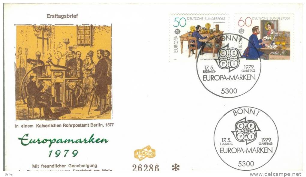 FDC - 1979  DEUTSCHLAND BUND - 1979