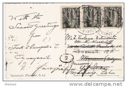 Ecu062/  ECUADOR - Vulkan (2 X) Chimboraso 1935, Mef. - Ecuador