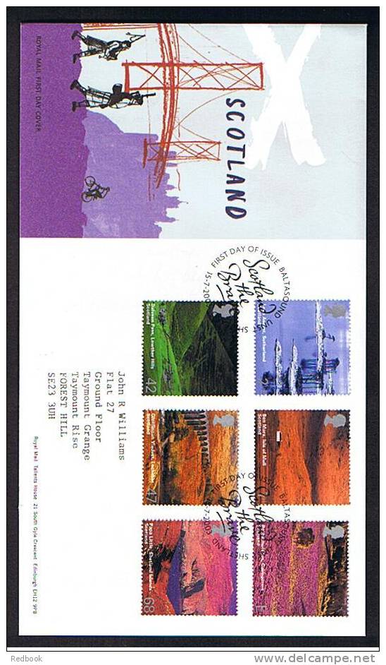 2003 Scotland GB FDC First Day Cover - Ref B142 - 2001-2010 Decimal Issues