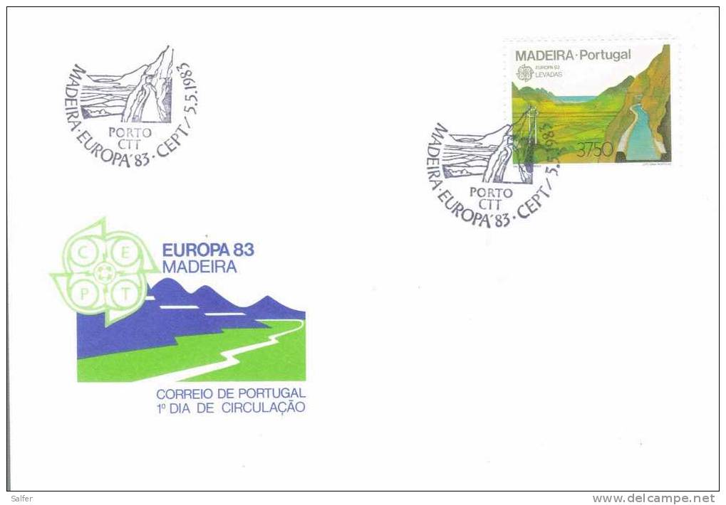 FDC - 1983  PORTUGAL- MADEIRA - 1983