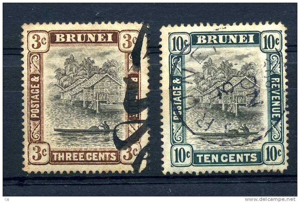 Brunei  :  Yv  15 + 19  (o) - Brunei (...-1984)