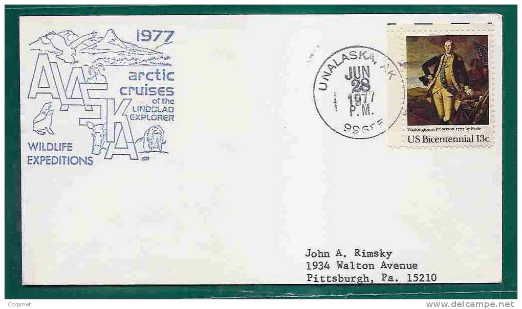 USA - ALASKA ARTIC CRUISES - WILDLIFE EXPEDITIONS Comm COVER - Schmuck-FDC