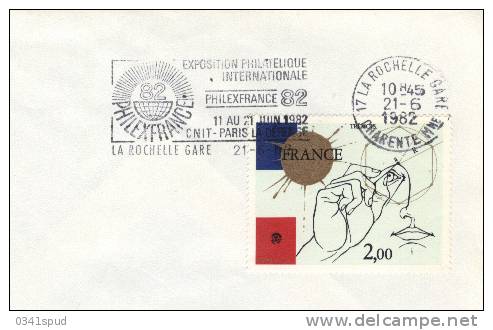 1982 France 17 Charente Mmee  La Rochelle  Philexfrance - Otros & Sin Clasificación