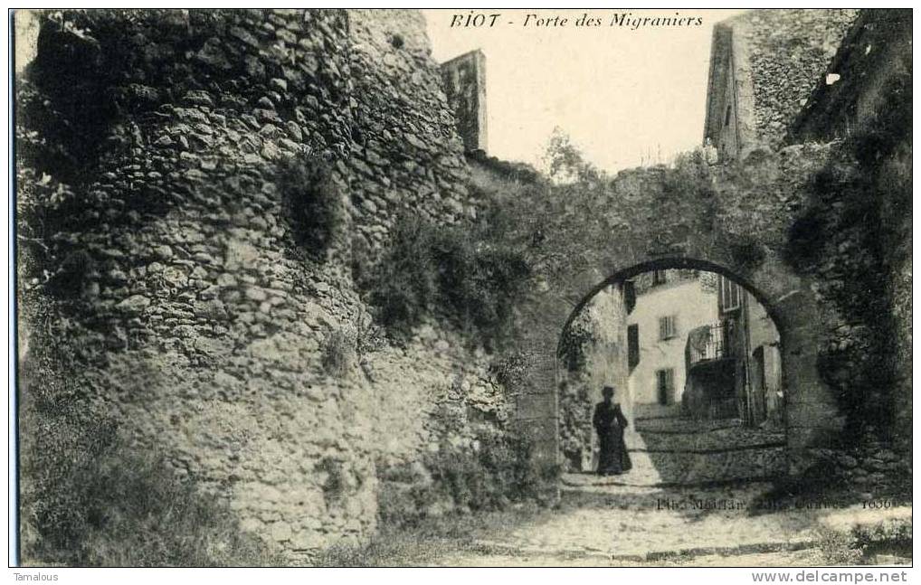06 - ALPES MARITIMES - BIOT  - Porte Des Migraniers  - - Biot