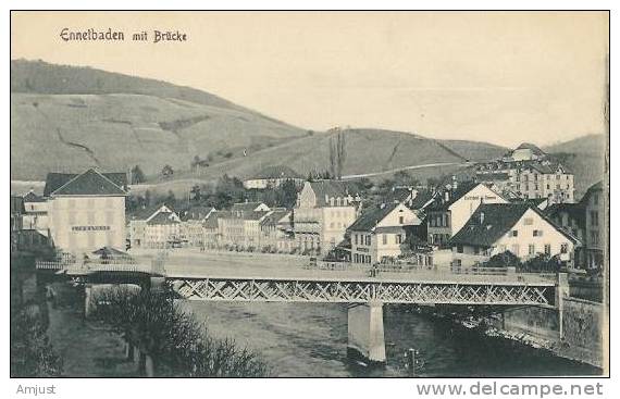 Canton De Argovie, Ennetbaden Mit Brücke - Ennetbaden