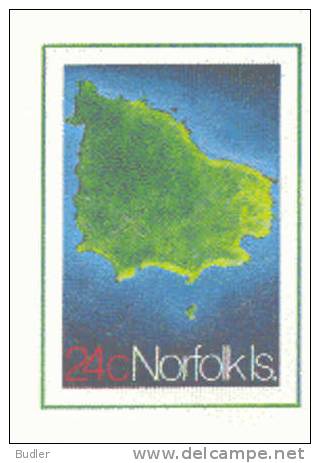 NORFOLK ISLAND : 1980 : Post. Stat. : SEA,MER,KUST,LITTORAL,COAST,COASTLINE,ISLAND,GEOLOGY,ROCS,ROCHERS,LANDSCAPE, - Inseln