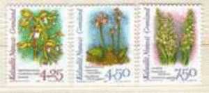 Groenland 1996 Yvertn° 263-65*** MNH Fleurs Cote 9 Euro - Ungebraucht