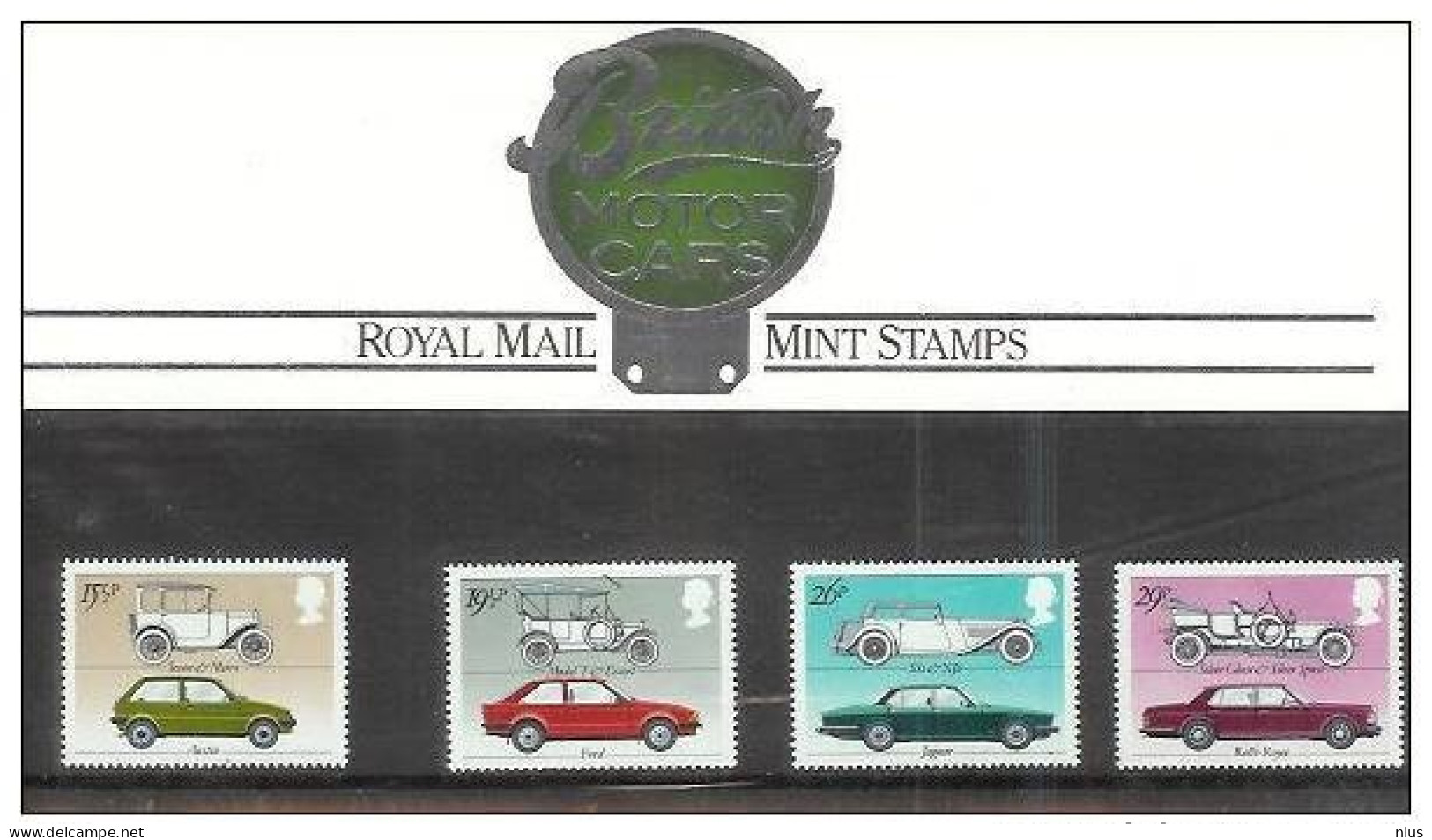 Great Britain England 1982 Car Cars Transport - Carnets