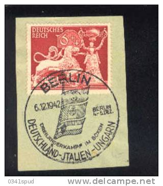 1942 Allemagne Italia  Hongrie  Boxe  Boxing Pugilato   Sur Fragment - Boxing