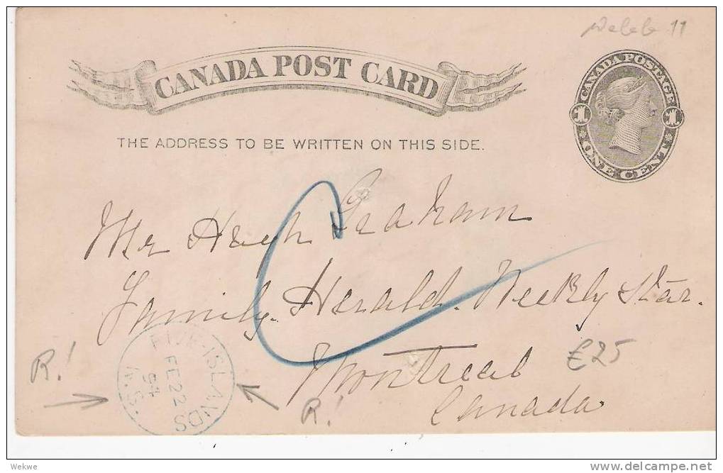 C-V012/ KANADA -  P 11, Five Islands, Nova Scotia 1894 - 1860-1899 Victoria