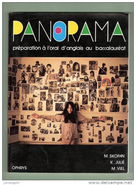 Livre : Panorama, Préparation à L'oral D'anglais Au BAC - M. Skopan, K. Julié, M. Viel - Edition Ophtys - Engelse Taal/Grammatica