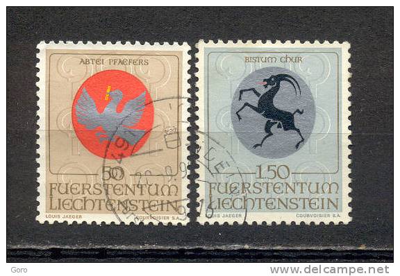 Liechtenstein  1969.-  Y&T Nº  463/64 - Usados