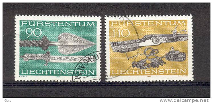 Liechtenstein  1980.-  Y&T Nº  693/94 - Gebraucht