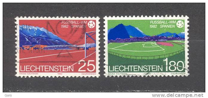 Liechtenstein  1982.-  Y&T Nº  741/42 - Gebruikt