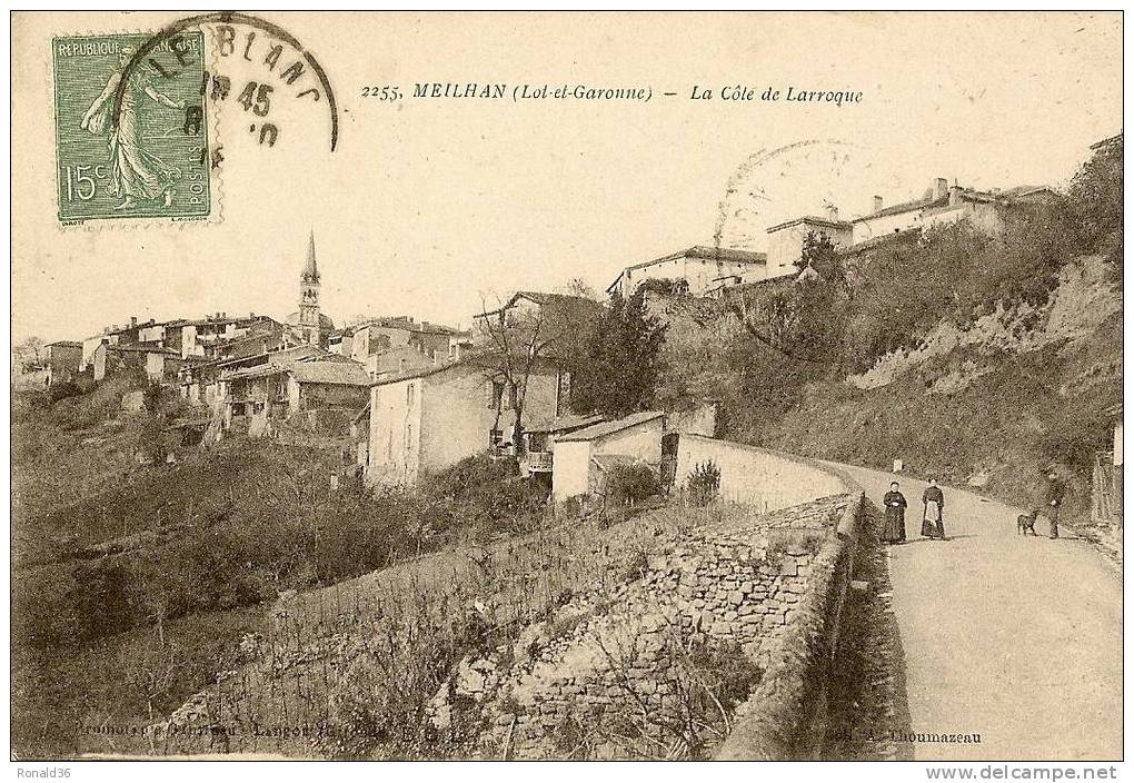 CP 47 MEILHAN La Cote De Larroque - Meilhan Sur Garonne