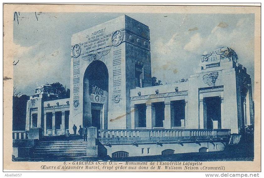 GARCHES - Monument De L' Escadrille Lafayette 1935.. - Garches