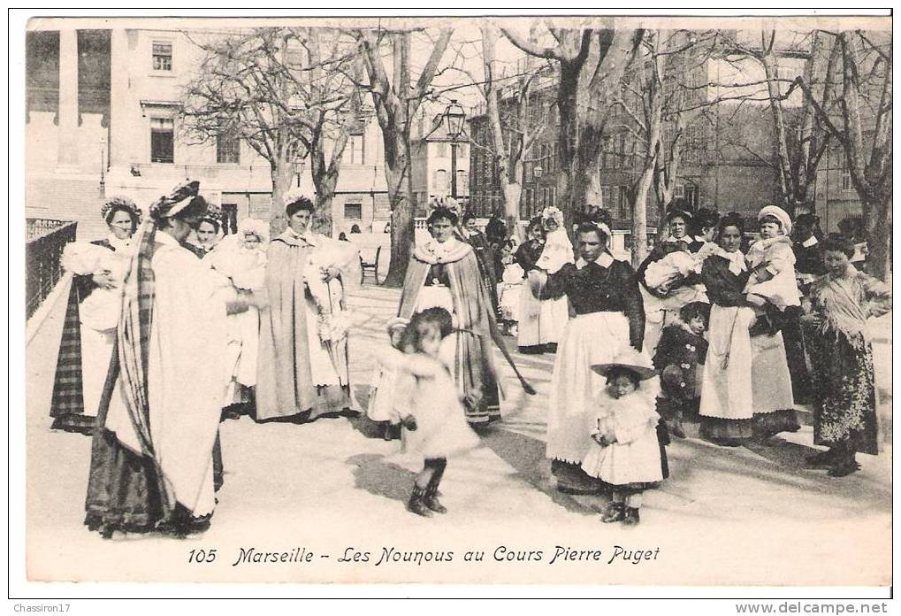 13 - MARSEILLE  -  Les Nounous Au Cours Pierre Puget - Parcs Et Jardins