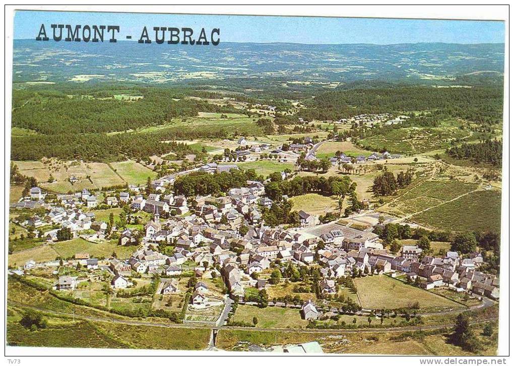 CpE1531 - AUMONT AUBRAC - Vue Générale Aérienne - (48 - Lozère) - Aumont Aubrac