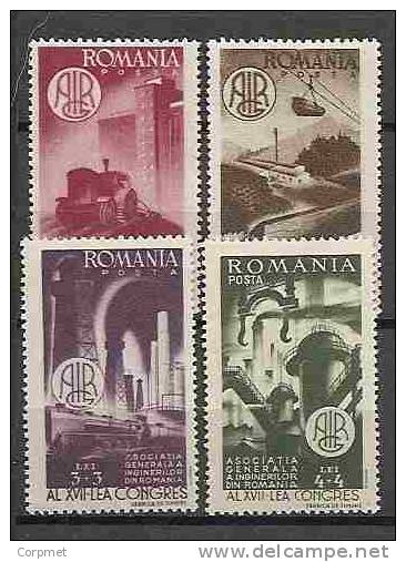 ROMANIA - 1947 Congrés Des Ingenieurs Roumains  - Yvert  992/995  - MINT (LH) - Nuevos