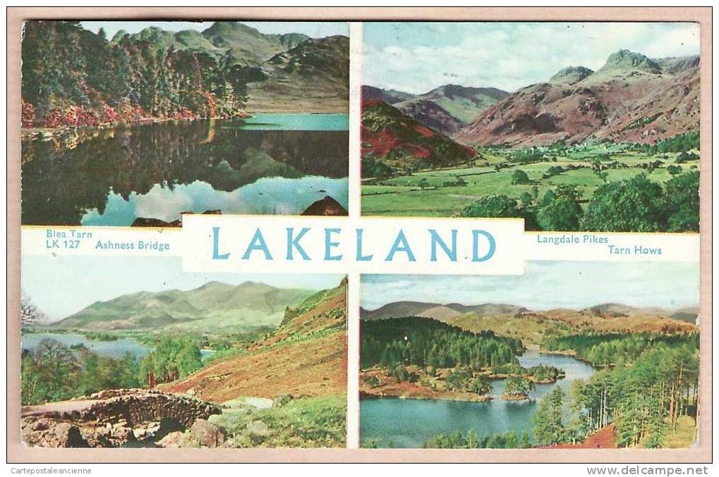 TARN ! BLEA & HOWS LAKELAND LAGDALE PIKES ASHNESS BRIDGE 08.29.1960 Publ. WEBSTER HELVELLYN ENGLAND INGLATERRA-3351A - Altri & Non Classificati