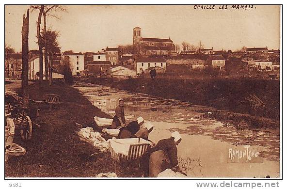 Dép 85 - Lavandières - R942 - Chaillé Les Marais - Bon état - Chaille Les Marais