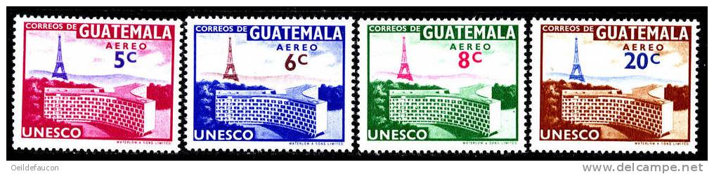 GUATEMAMA - Yvert - PA 262/65**  - Cote 5 € - UNESCO