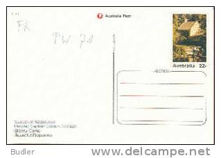 AUSTRALIA : 1981 : Post.Stat. : MELBOURNE,CAPTAIN COOK,ARCHITECTURE,HOUSE,VILLA,FOUNTAIN, - Postal Stationery