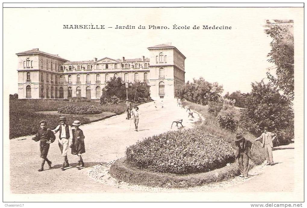 13 -    MARSEILLE  -   Jardin Du Pharo - Ecole De Médecine - Parcs Et Jardins