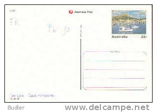 AUSTRALIA : 1981 : Post.Stat. : NAVIGATION,SAILING BOATS,HARBOUR,GEOLOGY,ROCHER,ROC,TOURISM,CASTLE HILL, - Postal Stationery