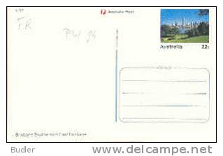 AUSTRALIA : 1981 : Post.Stat. : BRISBANE,SKYLINE,SKYSCRAPERS,ROADROLLER,ROAD-CONSTRUCTION, - Postal Stationery