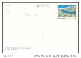 AUSTRALIA : 1978 : Post.Stat. : KUST,LITTORAL,COAST,STRAND,PLAGE,BEACH, SKYSCRAPERS,RIVER,SURFERS PARADISE, - Postal Stationery