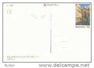 AUSTRALIA : 1978 : Post.Stat. :GEOLOGY,ROCHERS,ROCKS,GORGE,WATERFALL, - Postal Stationery