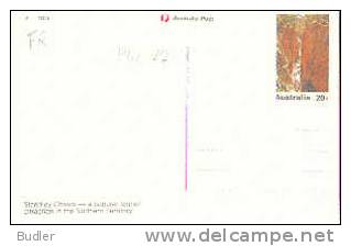 AUSTRALIA : 1978 : Post.Stat. : GEOLOGY,ROCHERS,ROCKS,GORGE,STANDLEY CHASM, - Postal Stationery