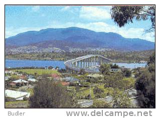 AUSTRALIA : 1978 : Post.Stat. : BRUG,PONT,BRIDGE,MONTAGNE,MOUNTAINS,HOBART,TASMAN BRIDGE, - Postwaardestukken