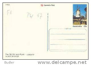 AUSTRALIA : 1981 : Post.Stat. : MOLEN,MOULIN,MILL,WINDMILL, - Postal Stationery