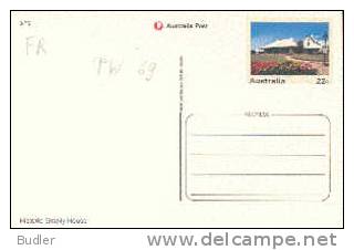 AUSTRALIA : 1981 : Post.Stat. : ARCHITECTURE,HOUSE,FLOWERS,HORTICULTURE,LAMP-POST, - Postal Stationery