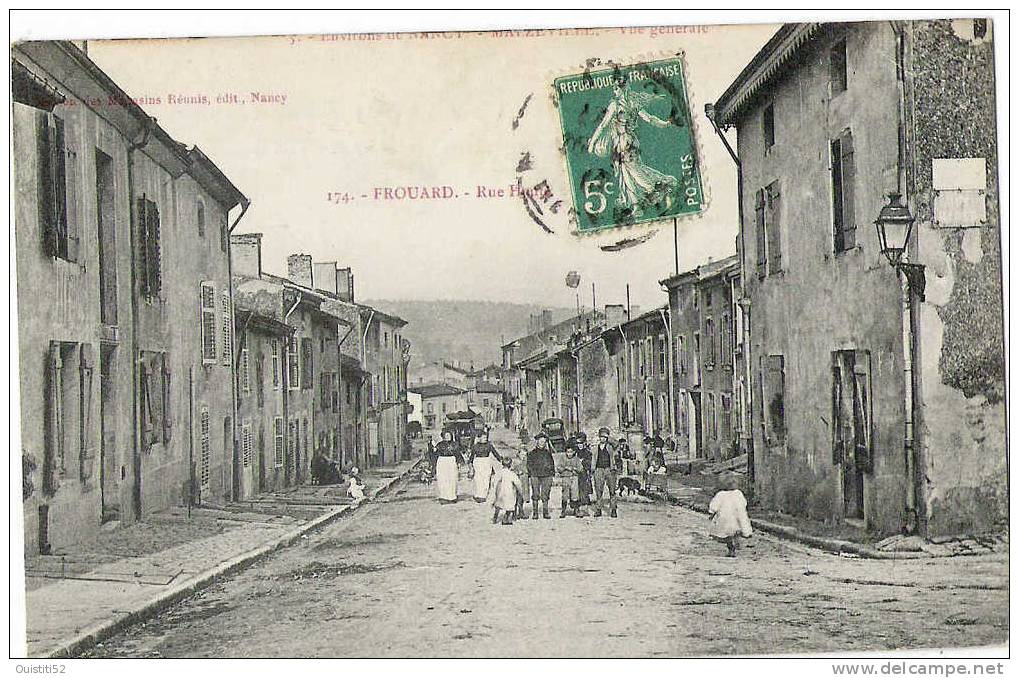 Frouard   Rue Haute Tres Animée - Frouard