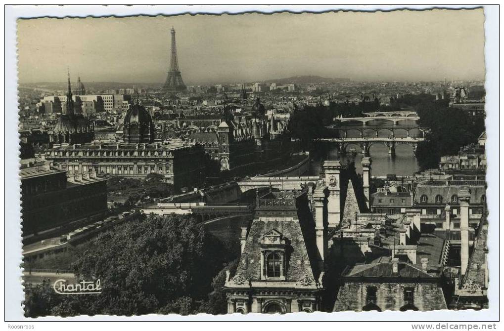 LOT 2 CP PARIS 75 - LA SEINE - VUES AERIENNES - La Seine Et Ses Bords