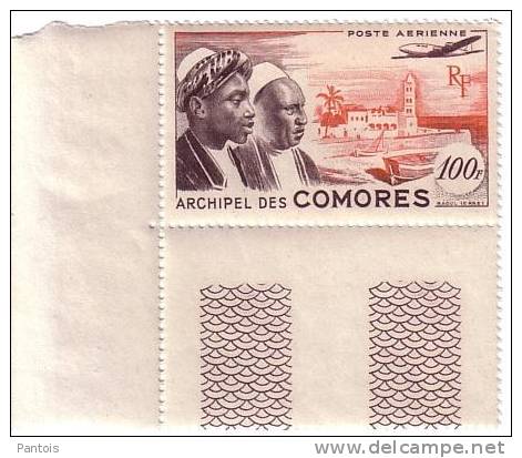 COMORES PA 2 ** BORD DE FEUILLE - Luchtpost