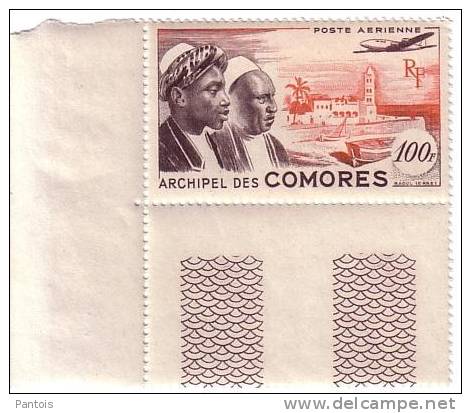 COMORES PA 2 ** BORD DE FEUILLE - Airmail