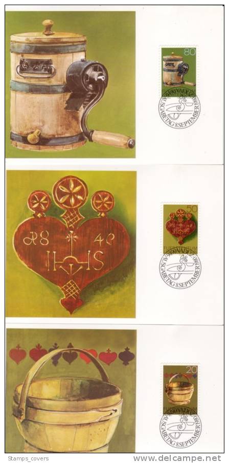 LIECHTENSTEIN MK MICHEL 16 (747/49) €4.00 - Maximum Cards